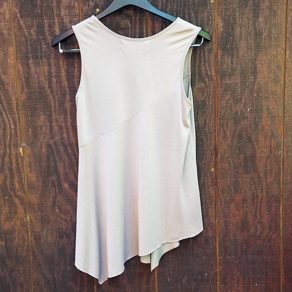 Hiatus~Grey Asymmetrical Tunic~Size Large - Picture 2 of 5